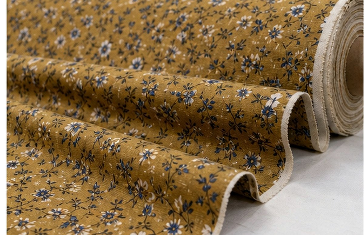 Organic Drill printed cotton fabric