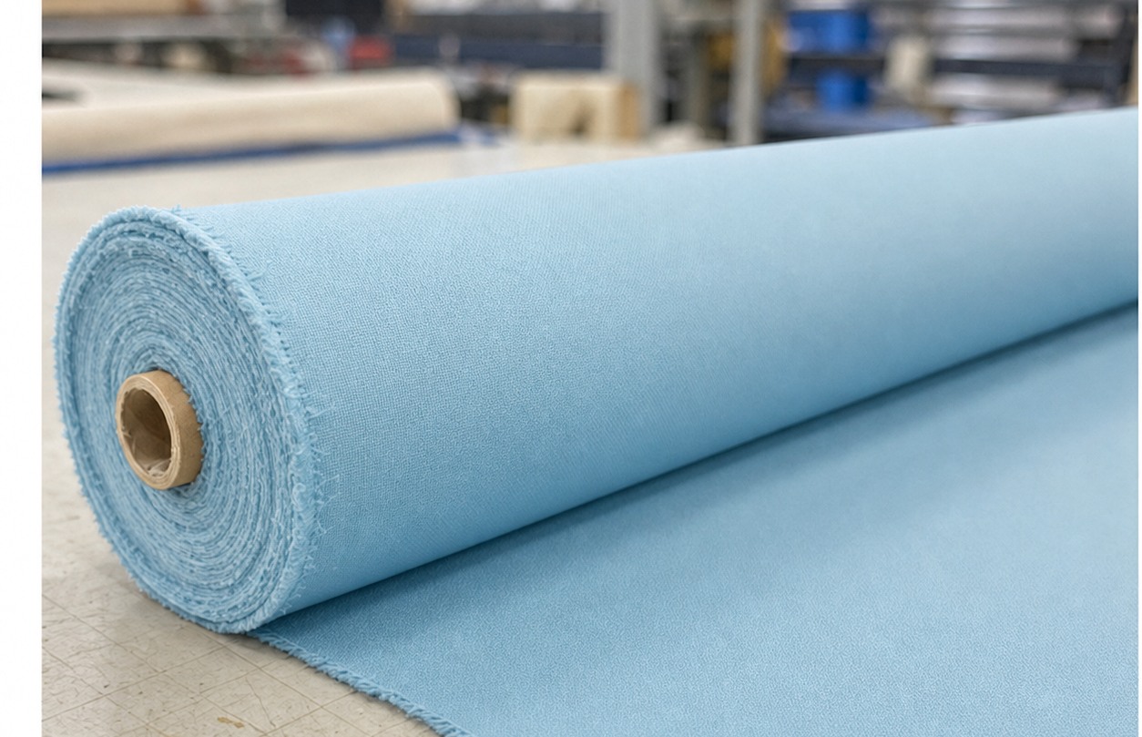 Organic Poplin dyed cotton fabric