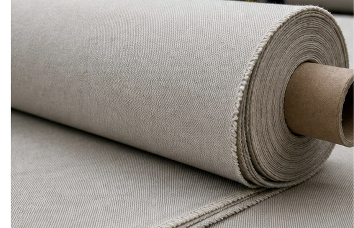 Organic Twill grey cotton fabric