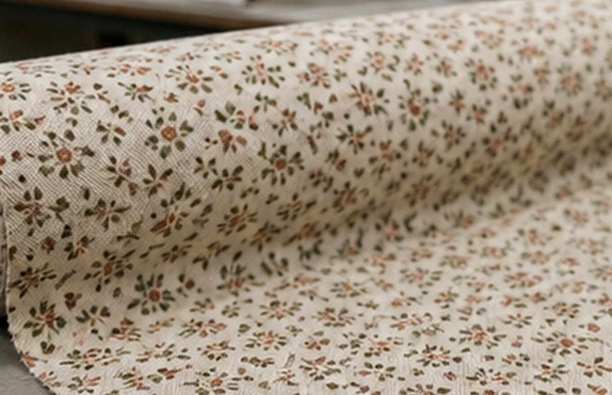 Organic Twill printed cotton fabric
